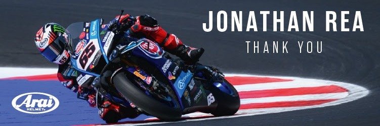 Arai Athlete Jonathan Rea Retires from Superbike World Championship with Special Arai Design