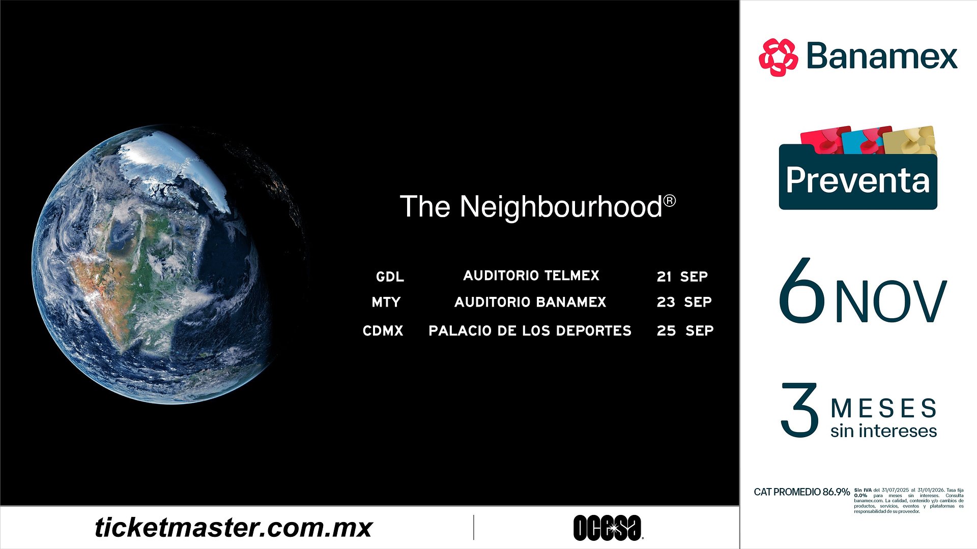 THE NEIGHBOURHOOD ANUNCIA GIRA GLOBAL