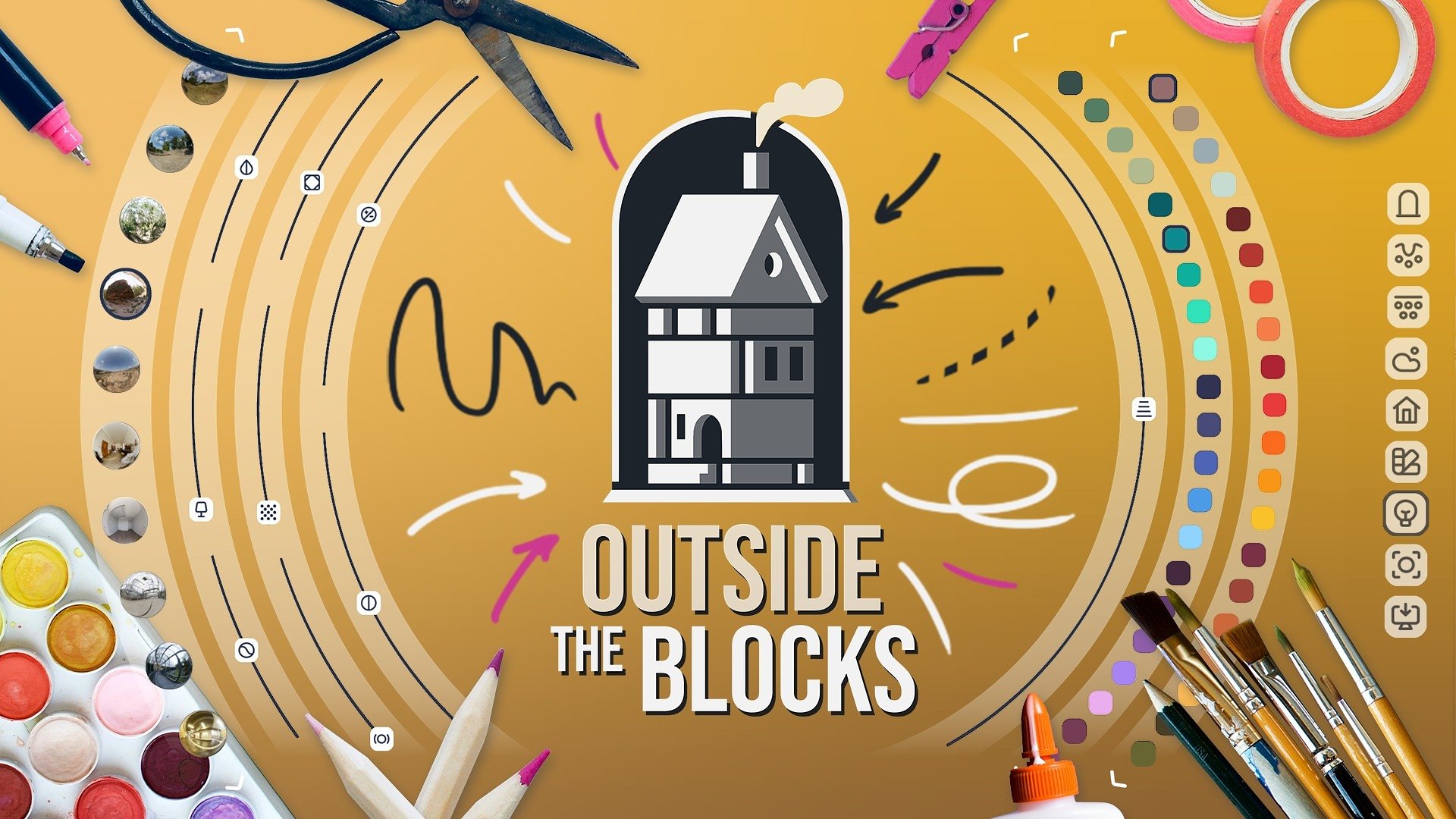 Unleash your creativity by building castles, taverns, and... chicken coops! Outside the Blocks is out now!