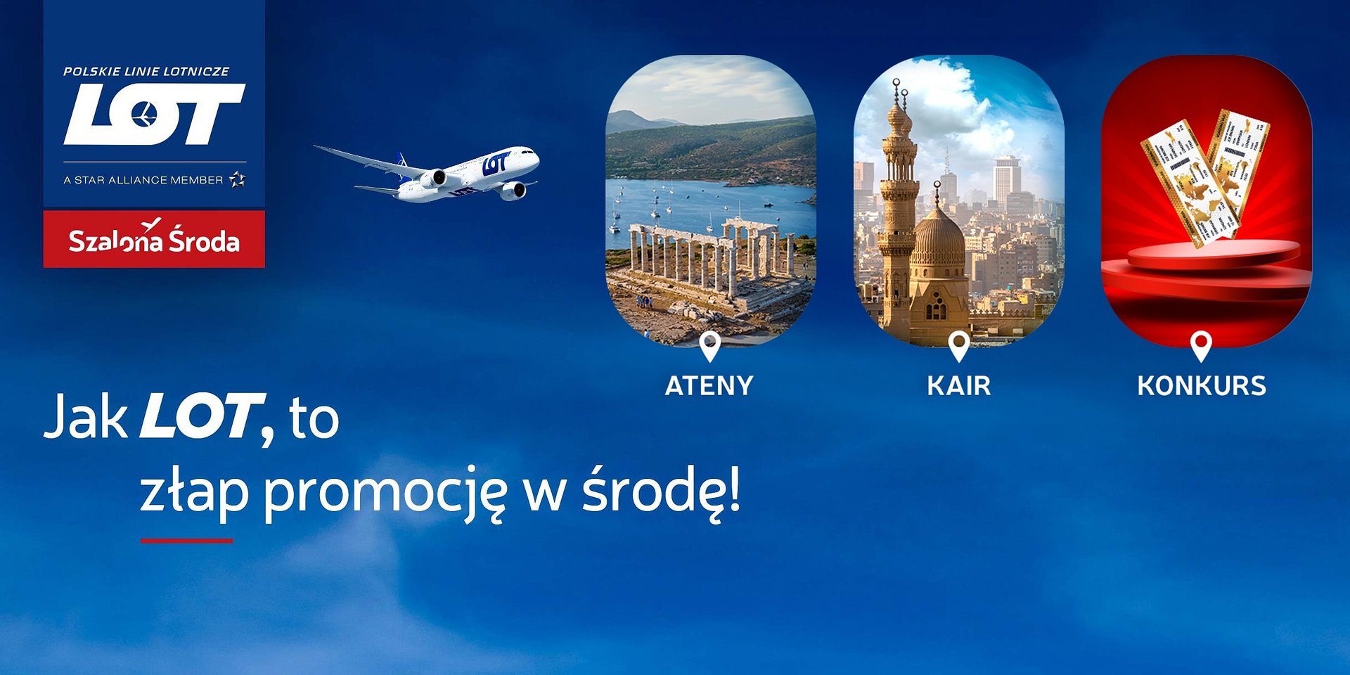 Zanurz się w błękicie Malty lub odkryj mityczną Grecję. Jak LOT to złap promocję w środę i wygrywaj w Szalonym Konkursie!