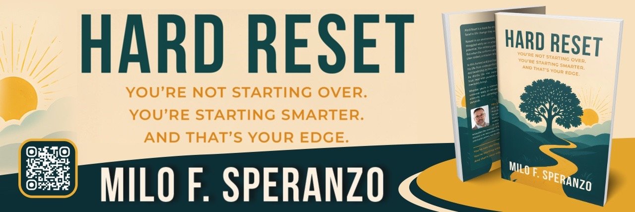 Military Veteran and Business Leader Milo Speranzo Releases Transformational Memoir, Hard Reset