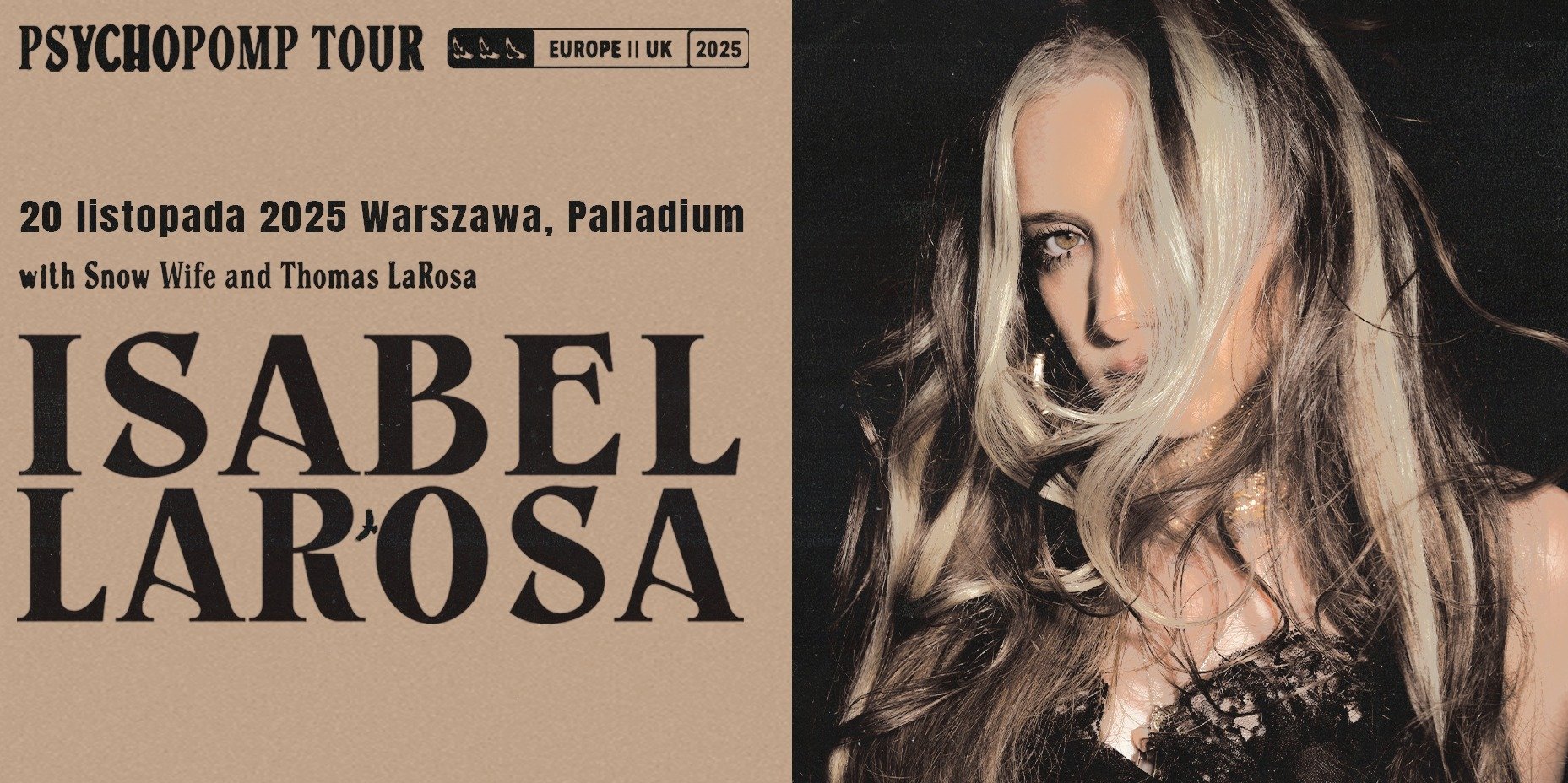 Isabel La Rosa już 20 listopada wystąpi na koncercie w warszawskim Palladium