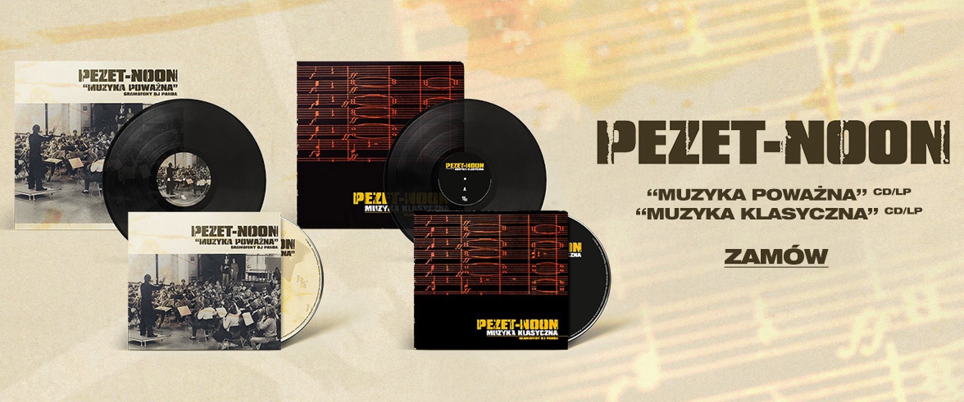 "Muzyka Klasyczna” i “Muzyka Poważna” - wznowienie wydań Pezet/Noon