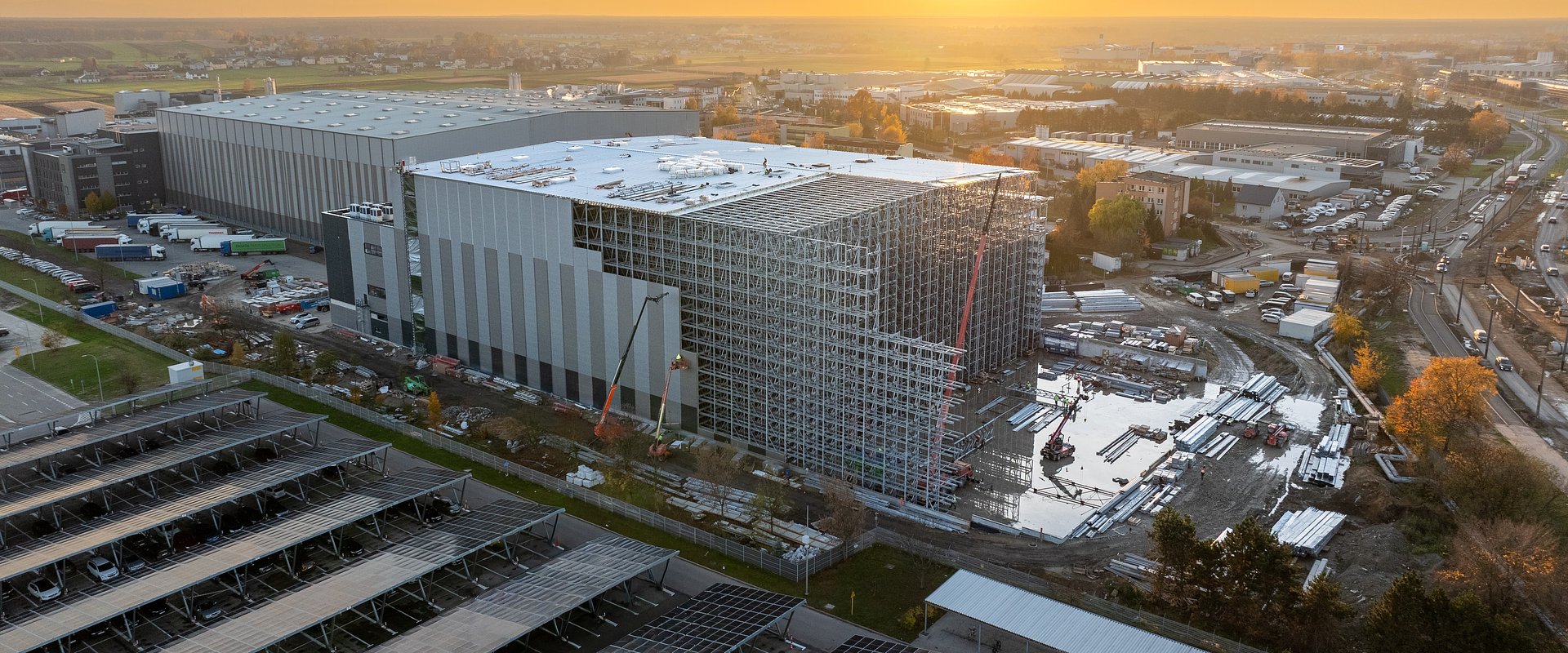 Rośnie kompleks logistyczno-magazynowy Grupy Maspex w Tychach