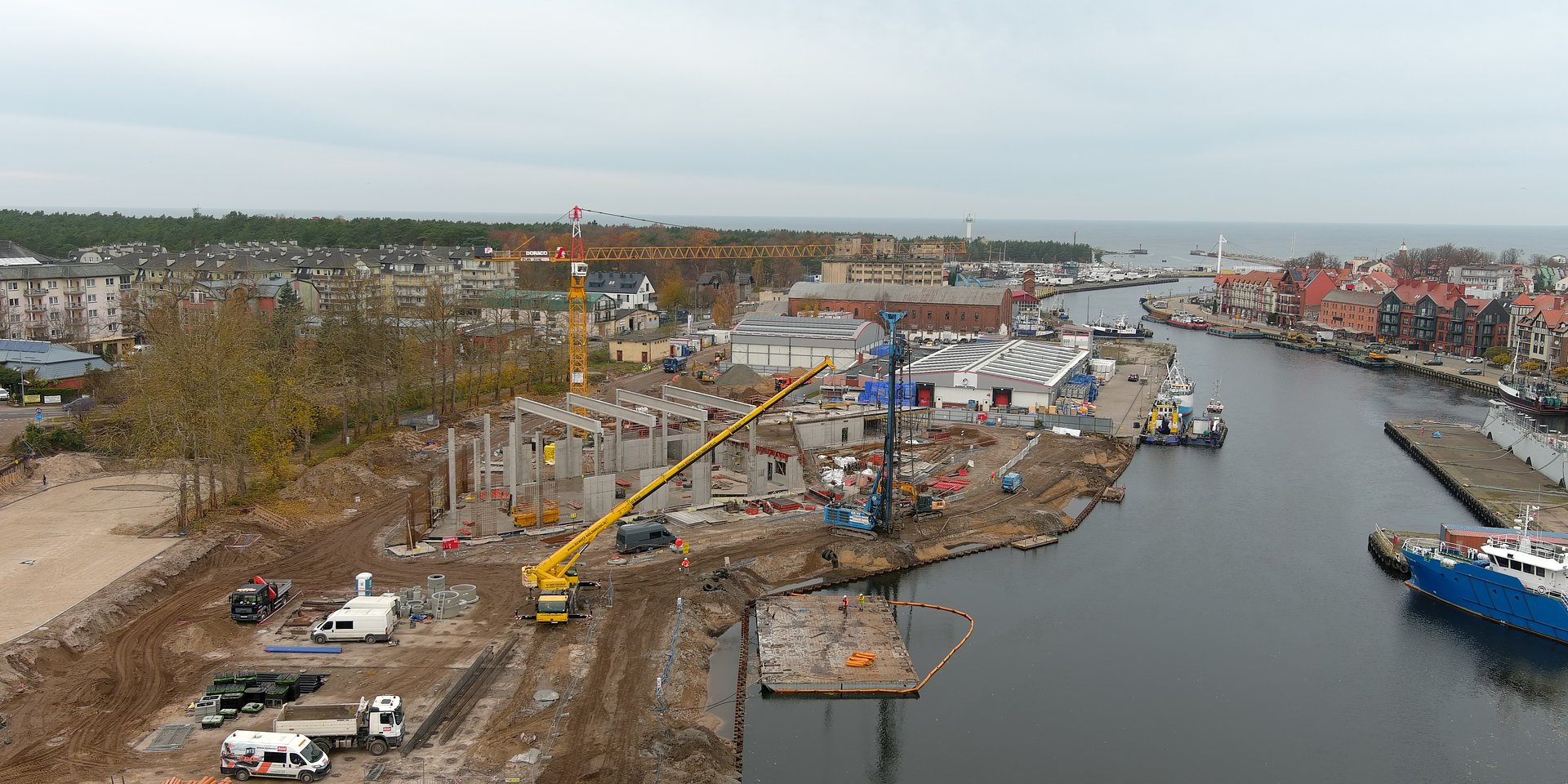 Pomorskie firmy budują bazę PGE Baltica w Ustce