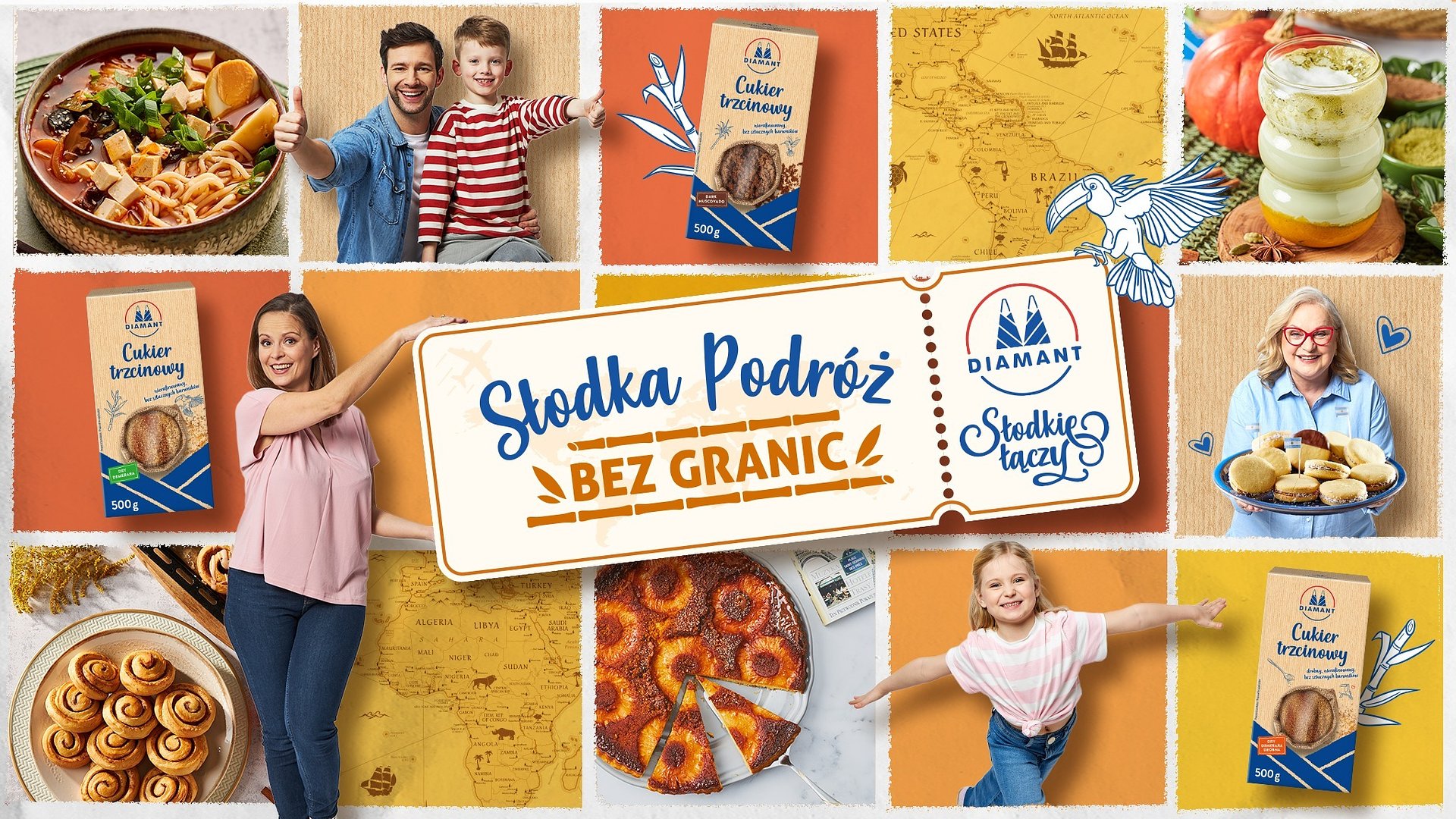 Diamant rusza w „Słodką Podróż Bez Granic" – nowa kampania cukrów trzcinowych
