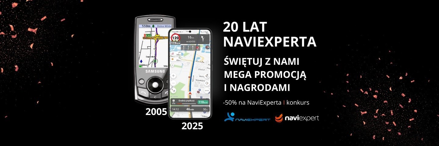 NaviExpert ma 20 lat. I świętuje z użytkownikami: gigantyczną promocją i sentymentalnym konkursem