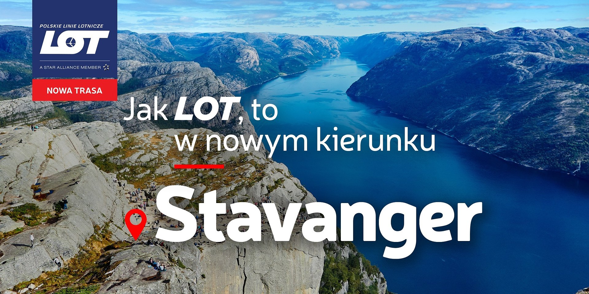 Polskie Linie Lotnicze LOT zainaugurowały bezpośrednie połączenie z Warszawy do Stavanger