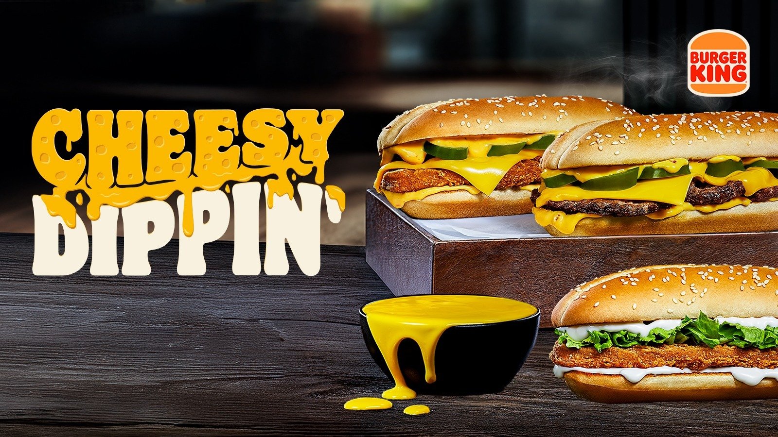 Polewasz czy maczasz? Burger King® prezentuje serową nowość: Cheesy Dippin’