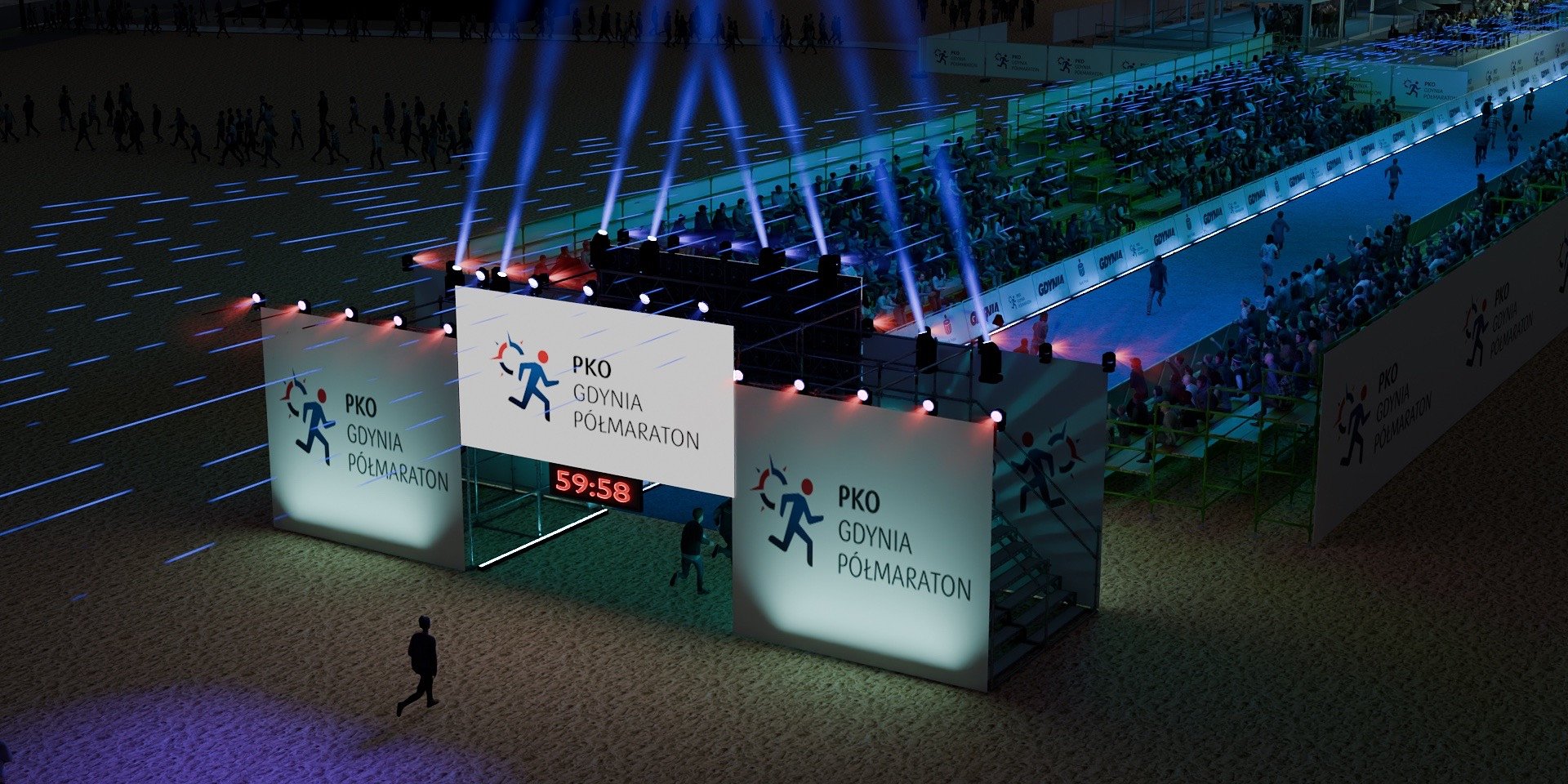 Spektakularny finisz po wyjątkowym biegu. Meta PKO Gdynia Półmaratonu zachwyci każdego