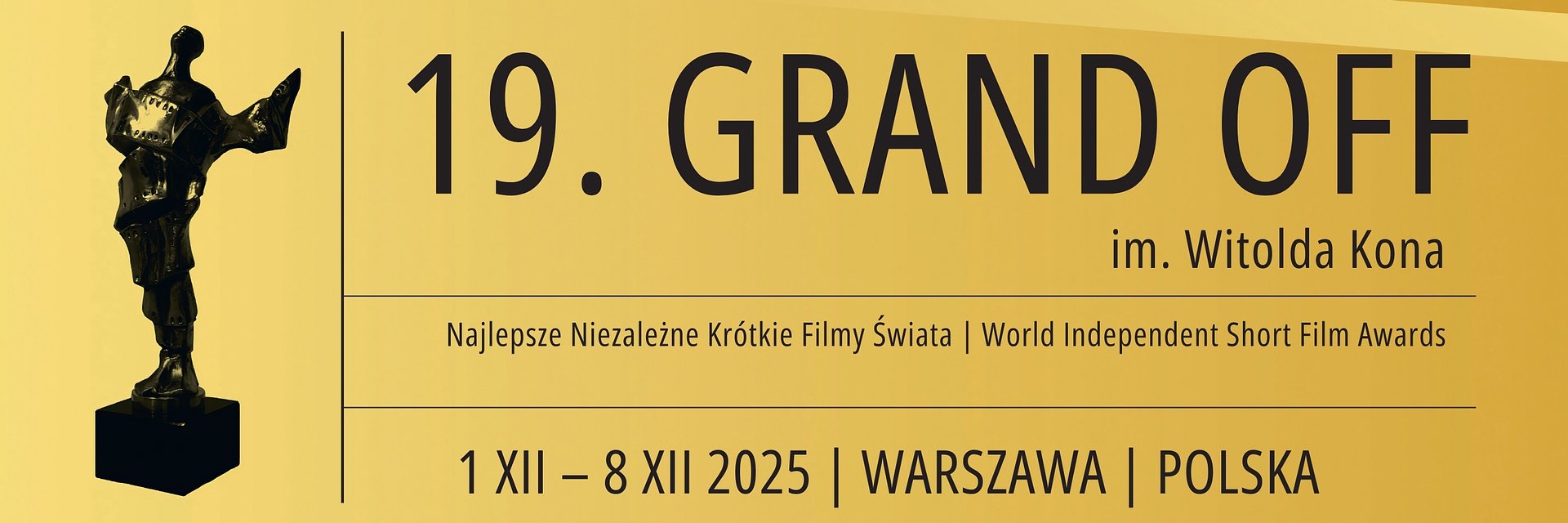 19. edycja Festiwalu filmowego Grand OFF!
