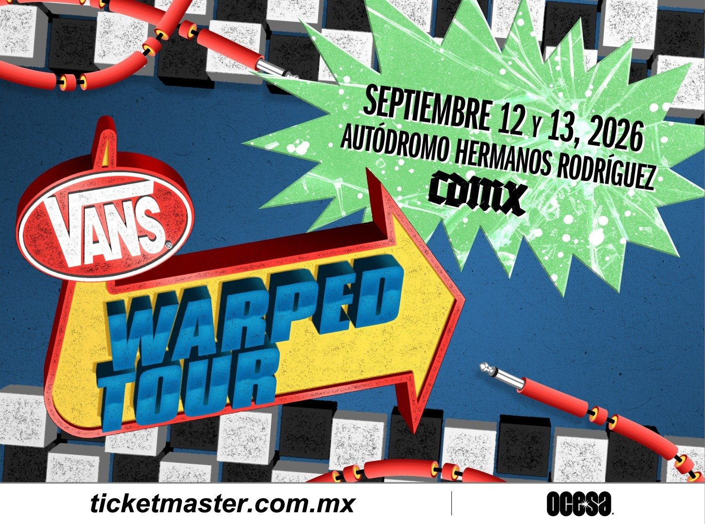 Vans Warped Tour se expande en 2026 con nuevas paradas y llegará a la CDMX