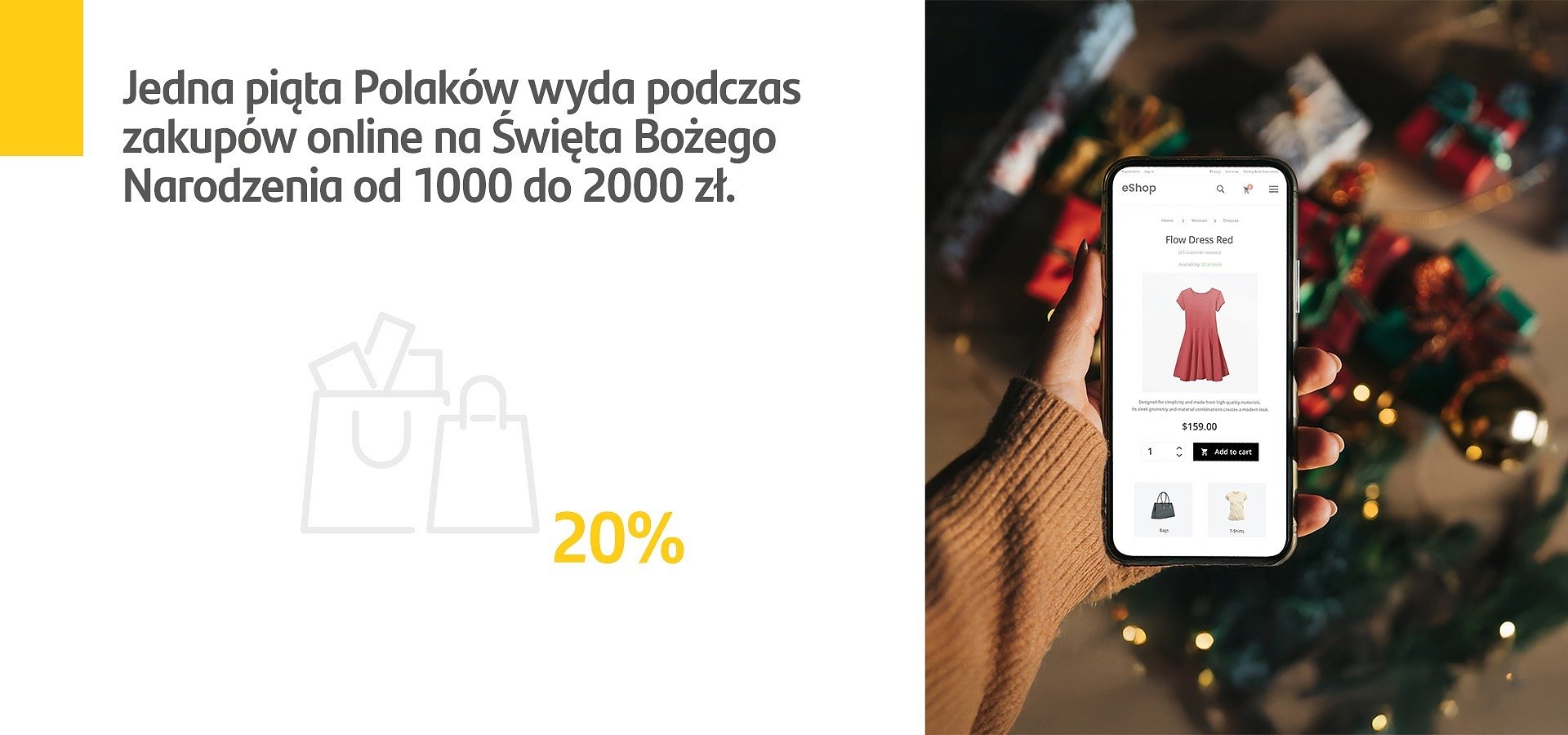 Santander Consumer Bank: Jedna piąta Polaków wyda podczas zakupów online na Święta Bożego Narodzenia od 1000 do 2000 zł