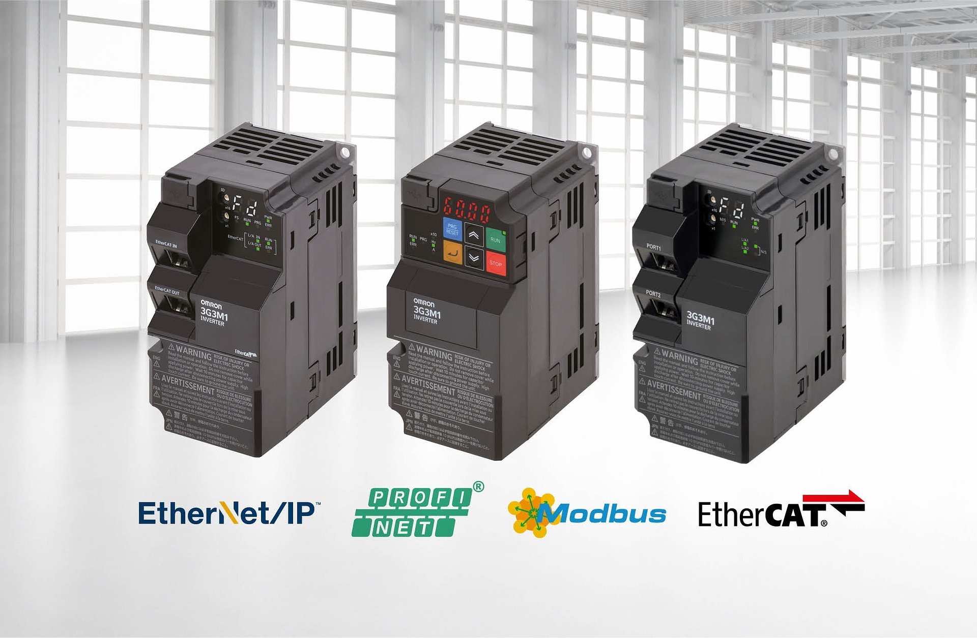 OMRON lancia l'inverter M1-EMP con supporto Ethernet multiprotocollo