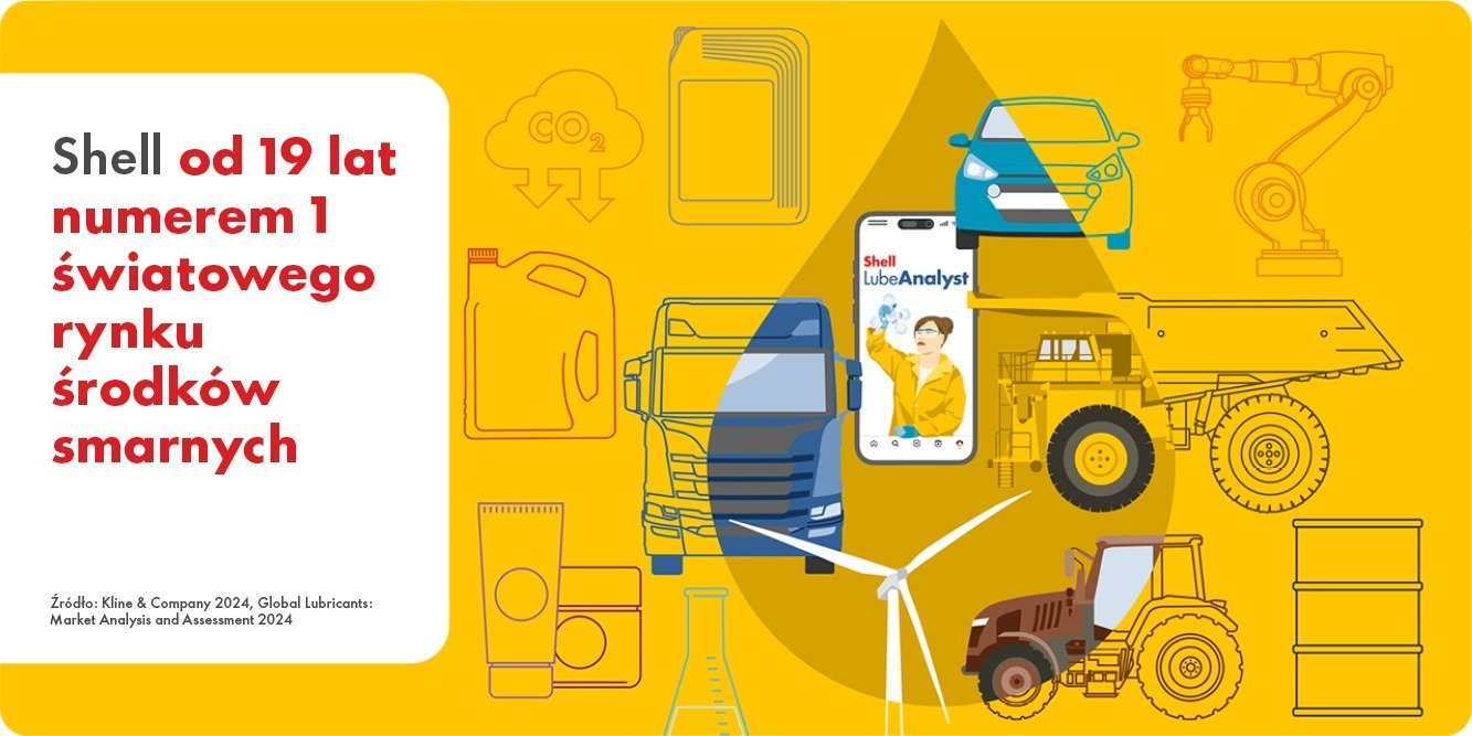 Shell utrzymuje pozycję lidera światowego rynku środków smarnych już 19. rok z rzędu