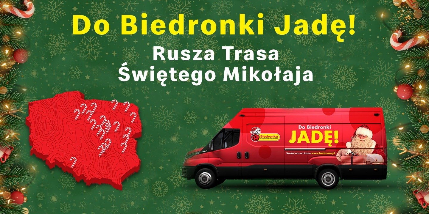 Do Biedronki Jadę! Rusza Trasa Świętego Mikołaja