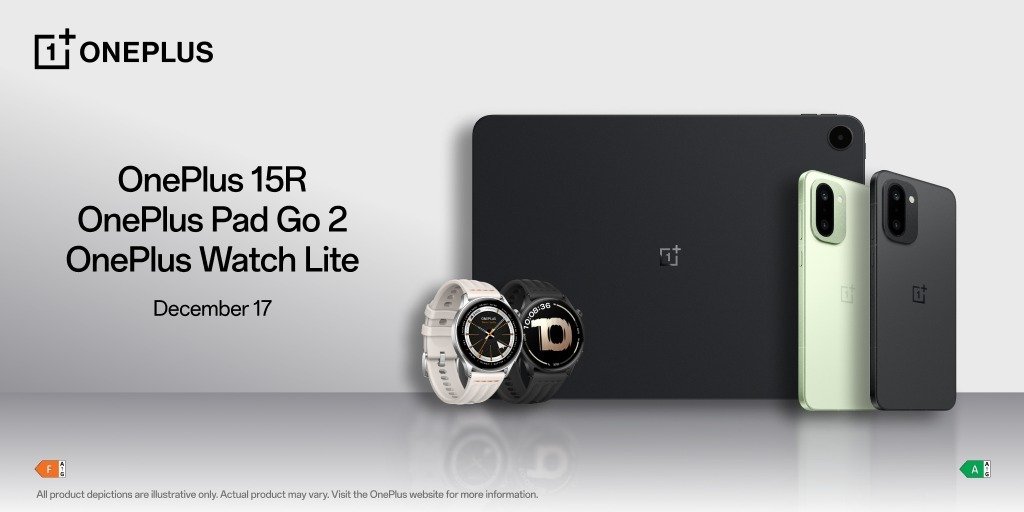 OnePlus ujawnia nowe detale o OnePlus 15R, OnePlus Watch Lite oraz OnePlus Pad Go 2