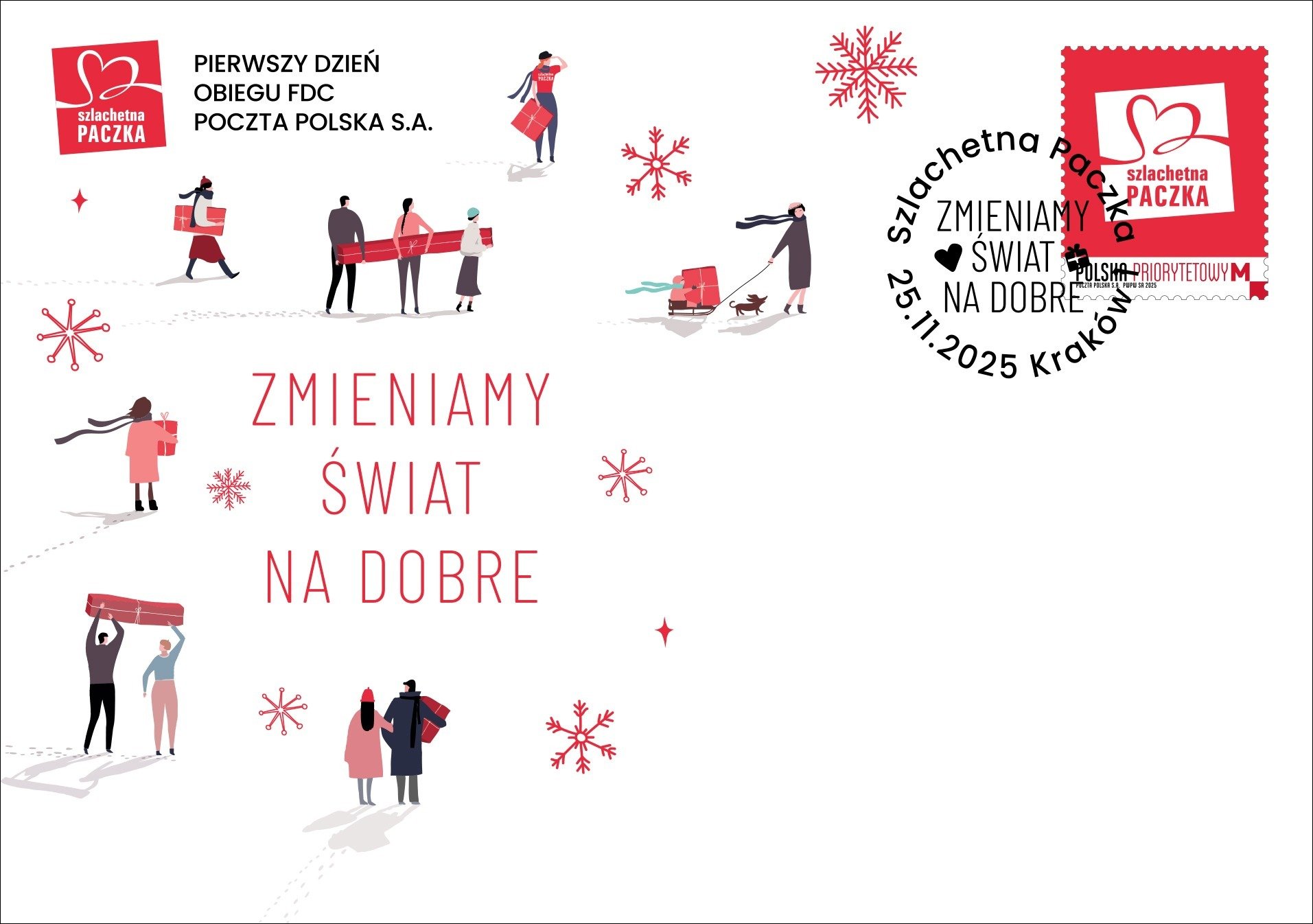 Razem można więcej. Wyjątkowy znaczek Poczty Polskiej i Szlachetnej Paczki