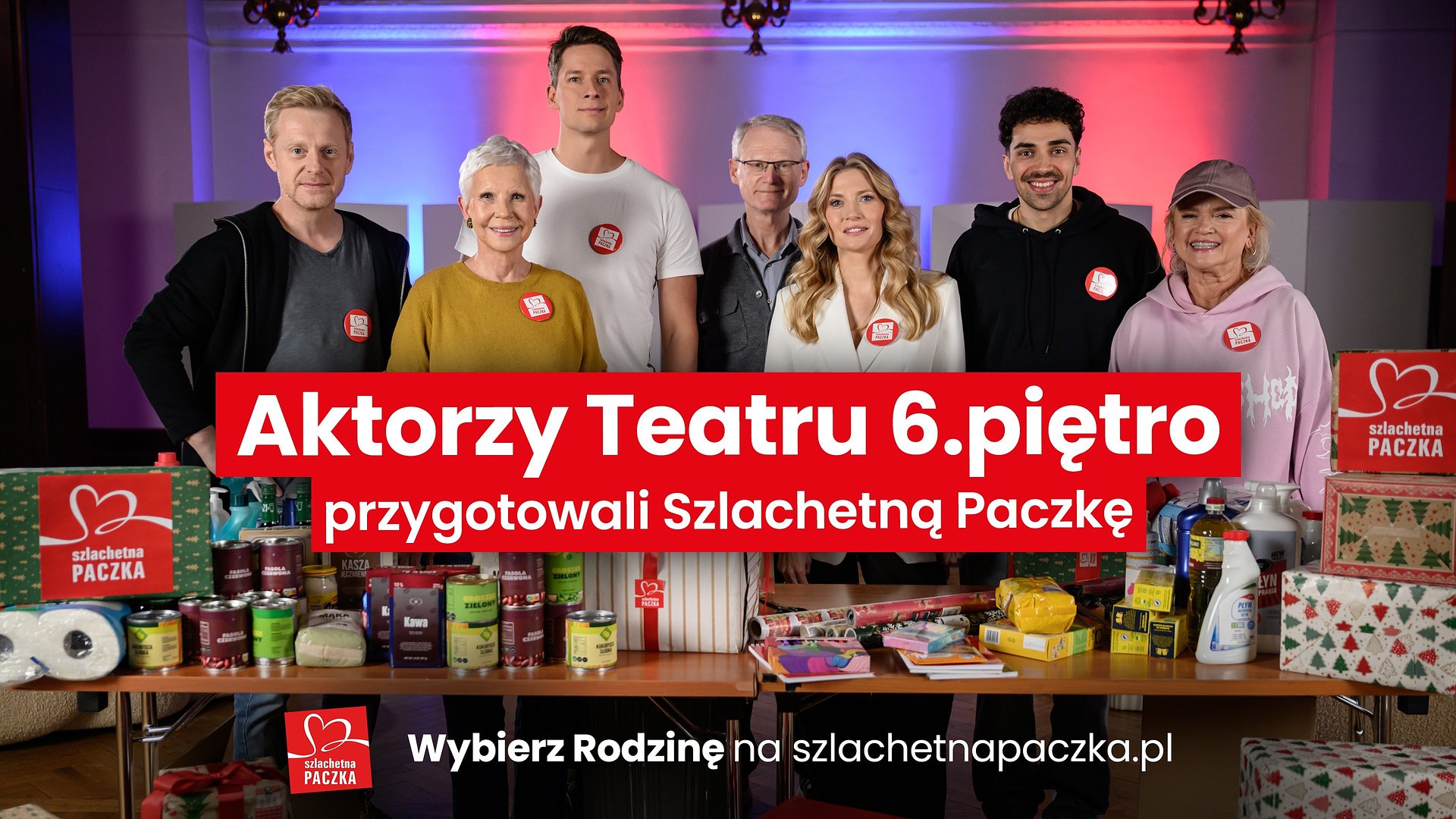„To bardzo dużo życiowych ról jak na 21-letnią kobietę” – aktorzy Teatru 6.piętro przygotowują Szlachetną Paczkę dla rodziny pani Joanny