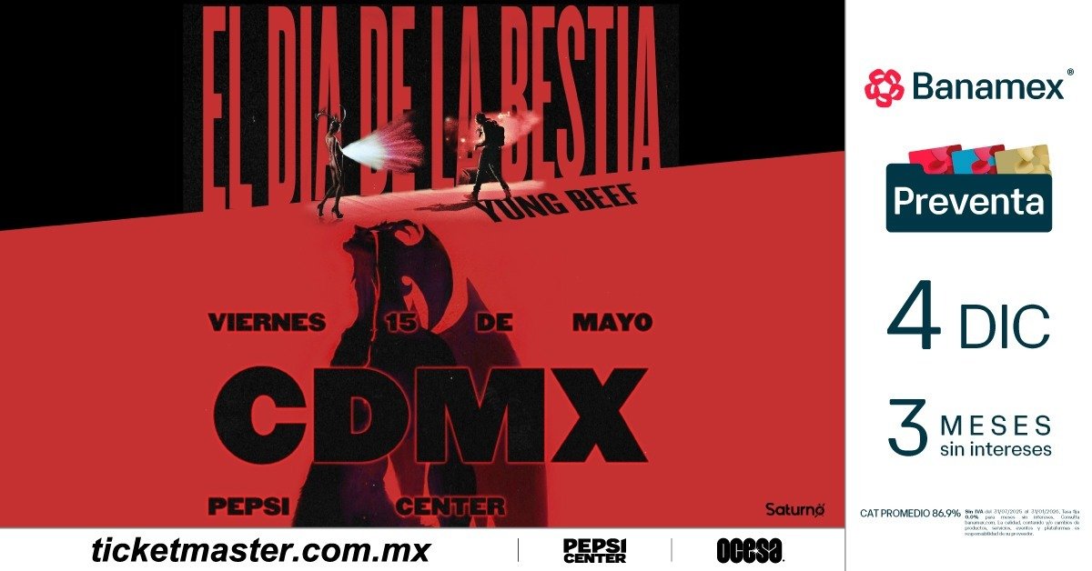 Yung Beef presentará El Día De La Bestia en el Pepsi Center