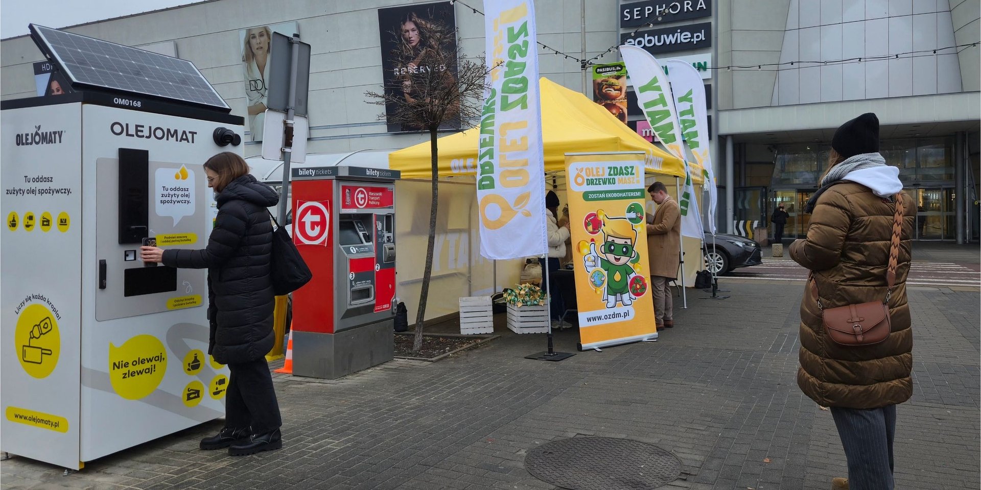 Pierwszy Olejomat w stolicy i setny na mapie Polski! Warszawa dołącza do ogólnopolskiej sieci punktów zbiórki UCO