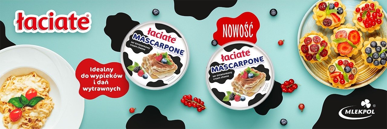 Mascarpone Łaciate – kremowa nowość od Mlekpolu