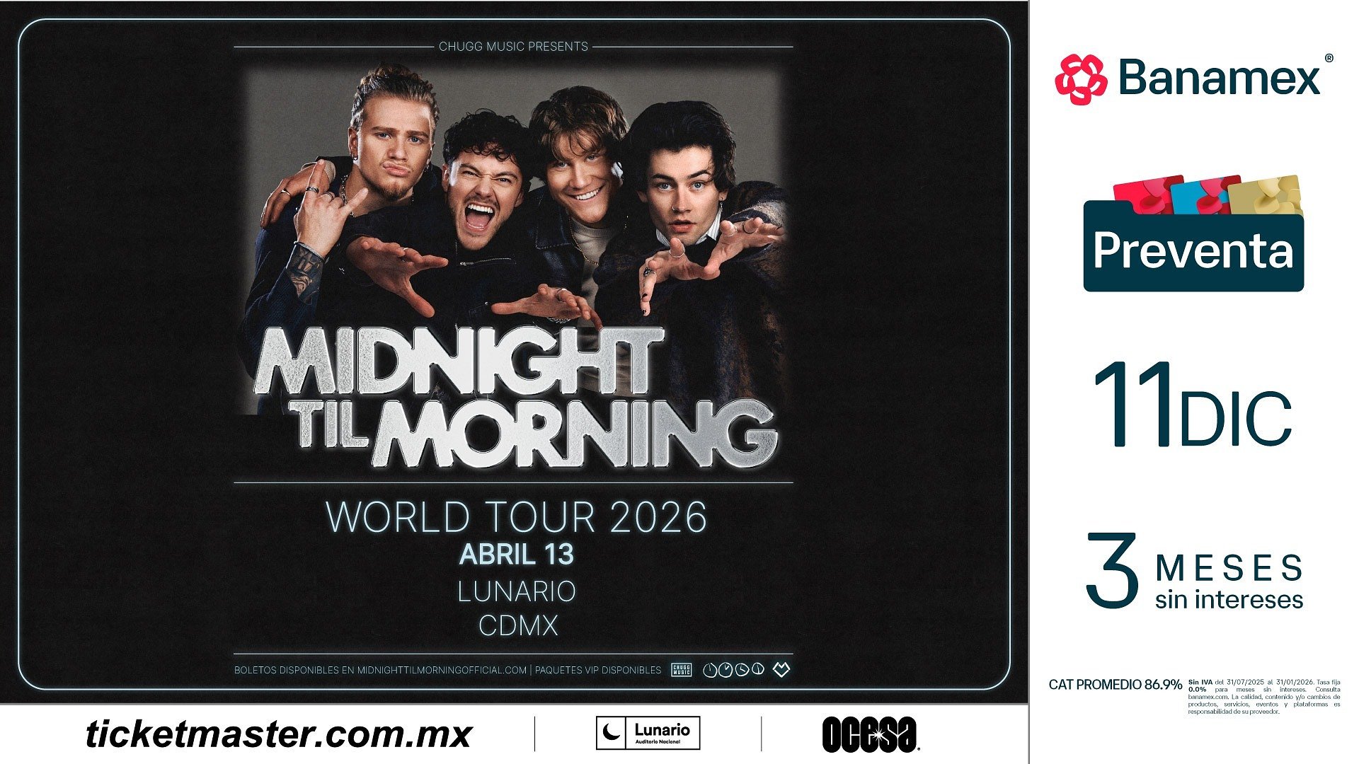 Midnight Til Morning: Directo del streaming, la agrupación trans-pacífico aterrizará en tierras mexicanas por primera vez