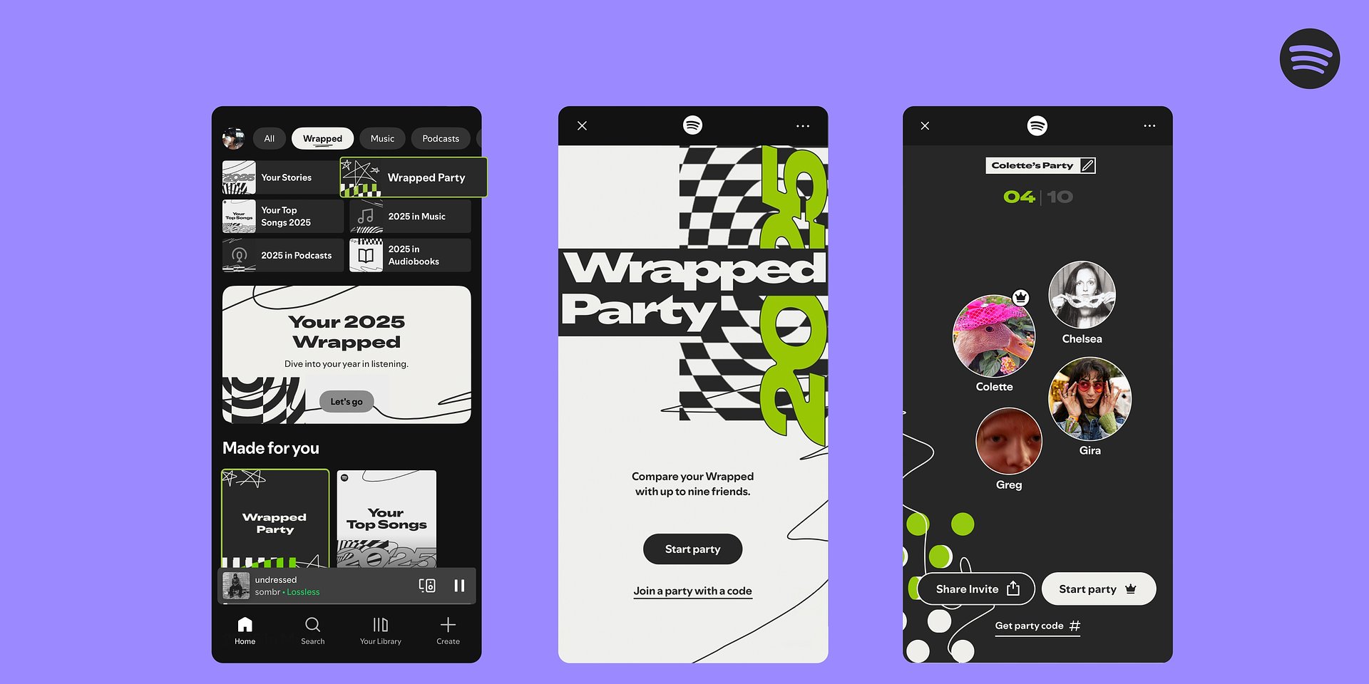 2025 Wrapped wird zum Gruppenerlebnis: Spotify startet die „Wrapped Party“
