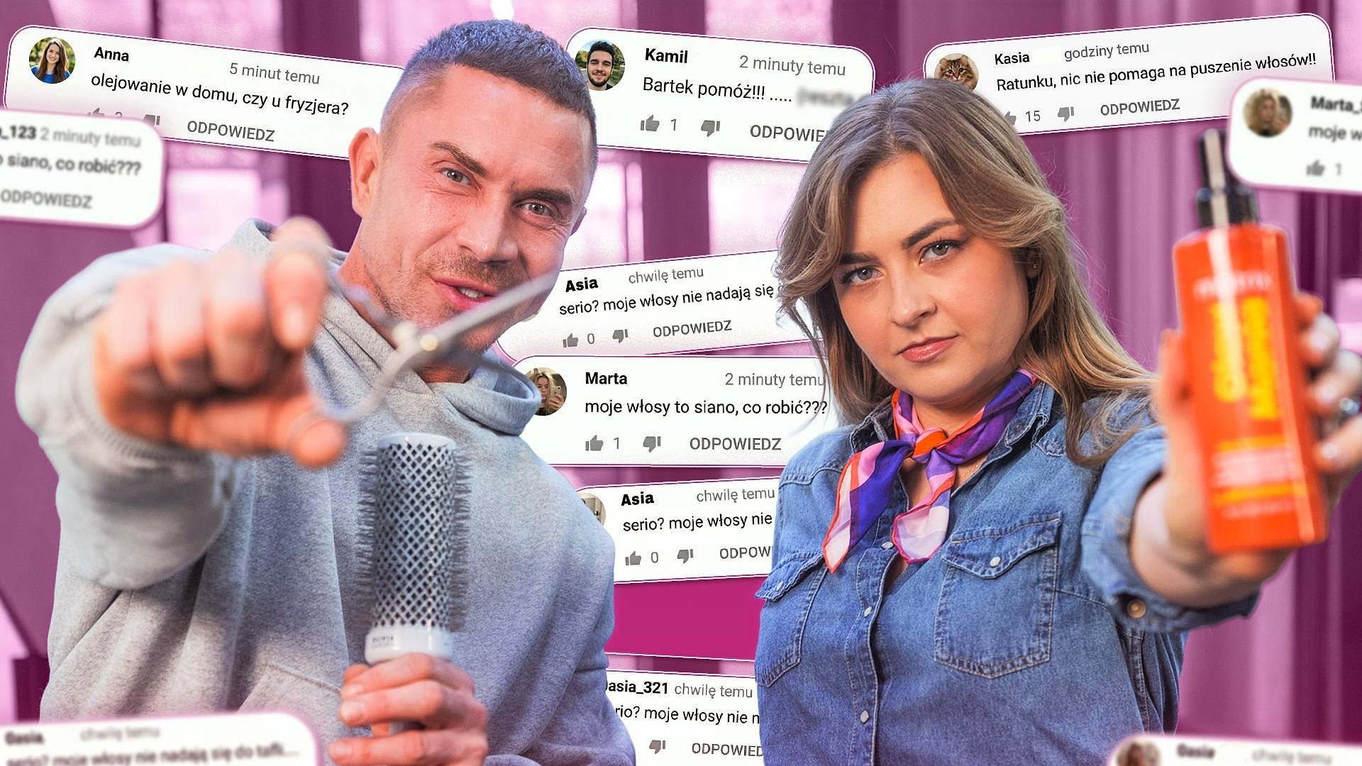 Metamorfoza w Urodomaniaczkach – włosowa przemiana pod okiem Bartka Janusza