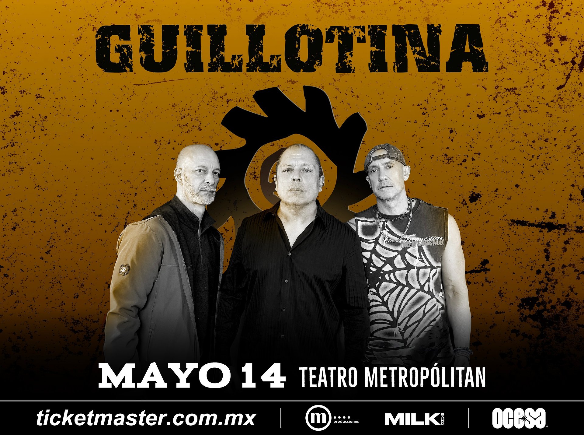 La autogestión y resistencia del rock mexicano de Guillotina llegará al Teatro Metropólitan
