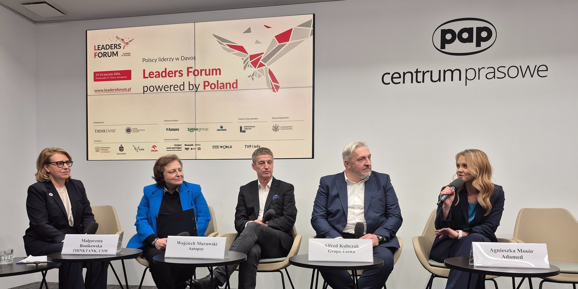 Polscy liderzy w Davos w czasie Światowego Forum Ekonomicznego