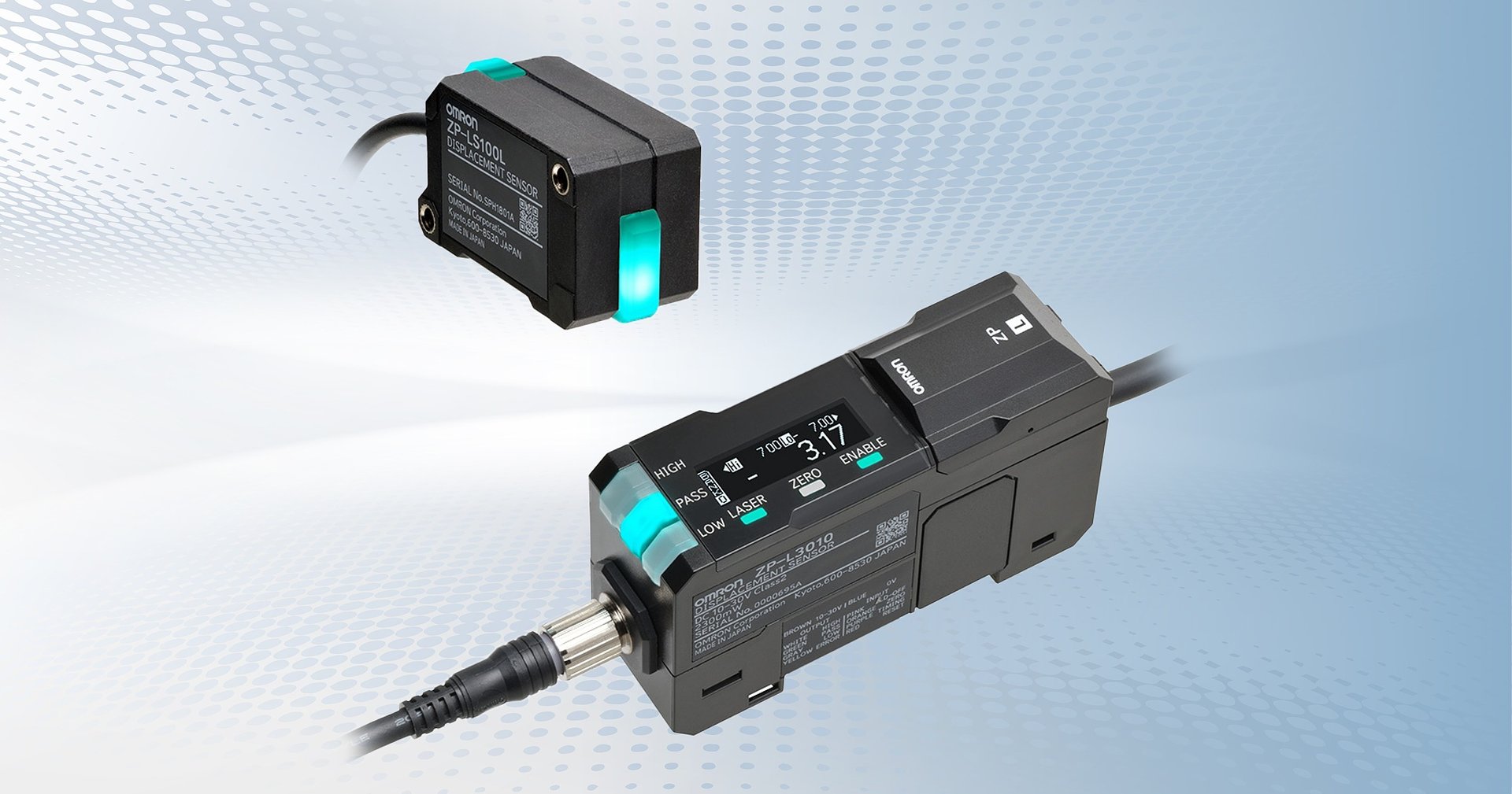 OMRON introduce la nuova Serie ZP-L: sensore di spostamento laser per misurazioni precise, stabili e con usabilità ottimale