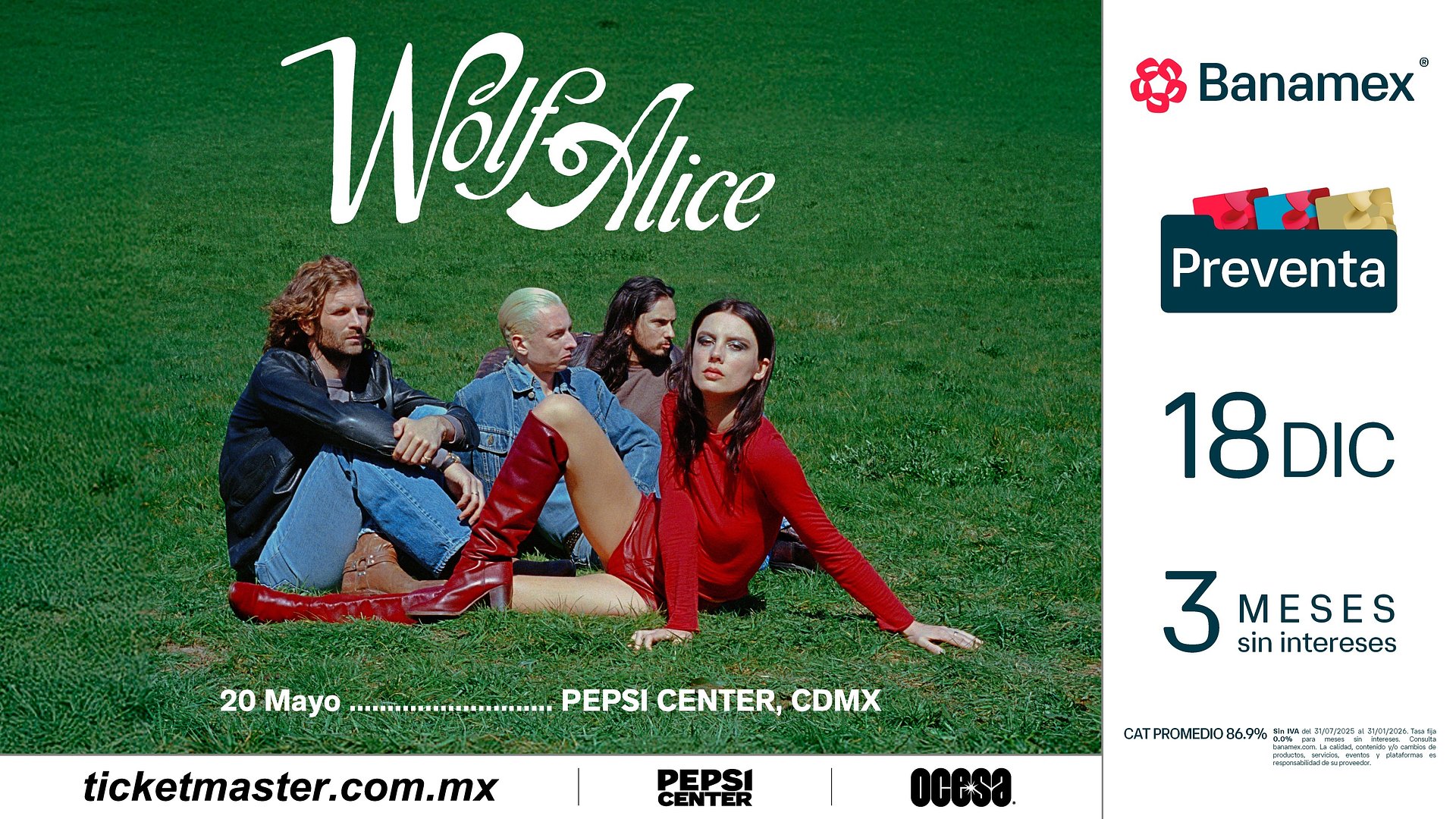Wolf Alice llega a Ciudad de México con la era de The Clearing