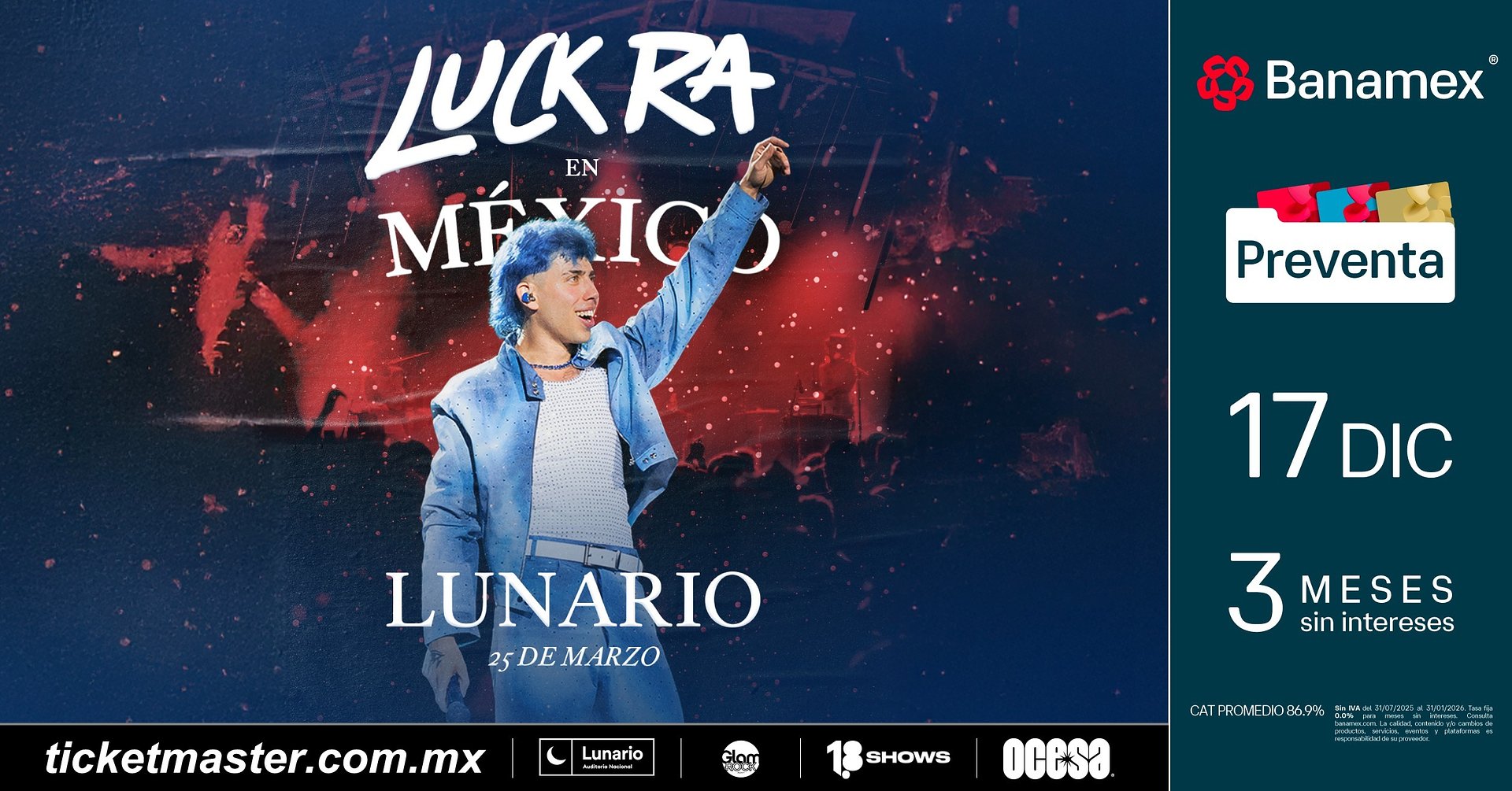 Luck Ra traerá el cuarteto argentino a Ciudad de México