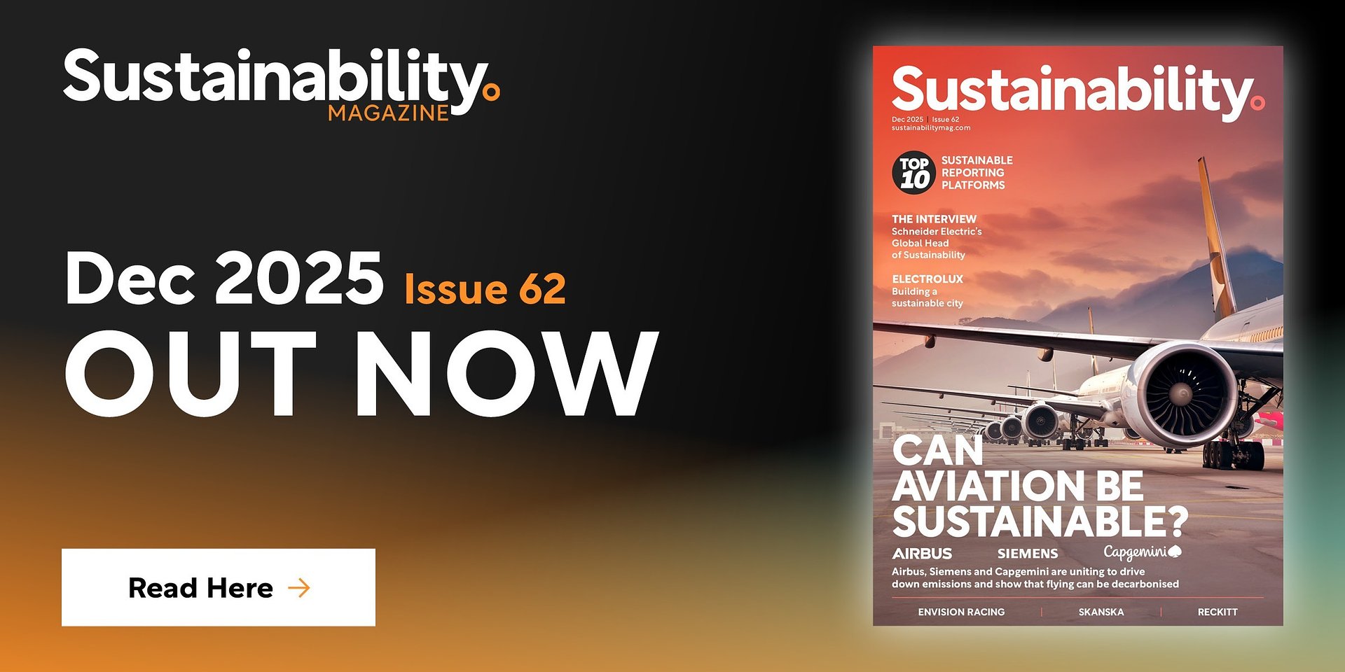 December Sustainability Portfolio Launches With Exclusive Insights From Siemens, Airbus, Capgemini, Envision Racing