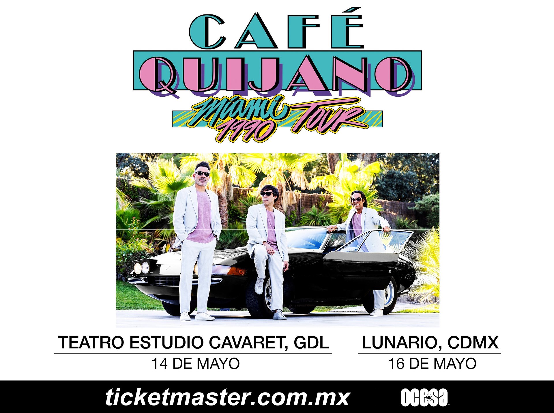 ¡Dos noches de rock latino con Café Quijano para disfrutar!