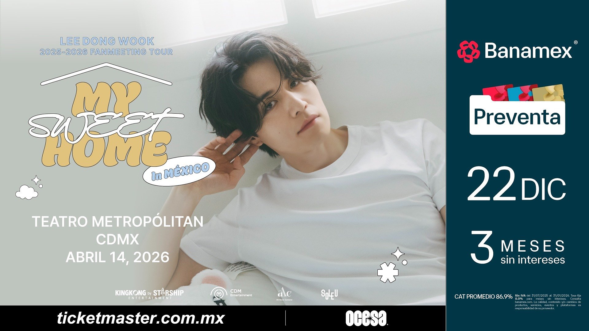 UNA VELADA PERFECTA CON LEE DONG WOOK TE ESPERA EN EL TEATRO METROPÓLITAN