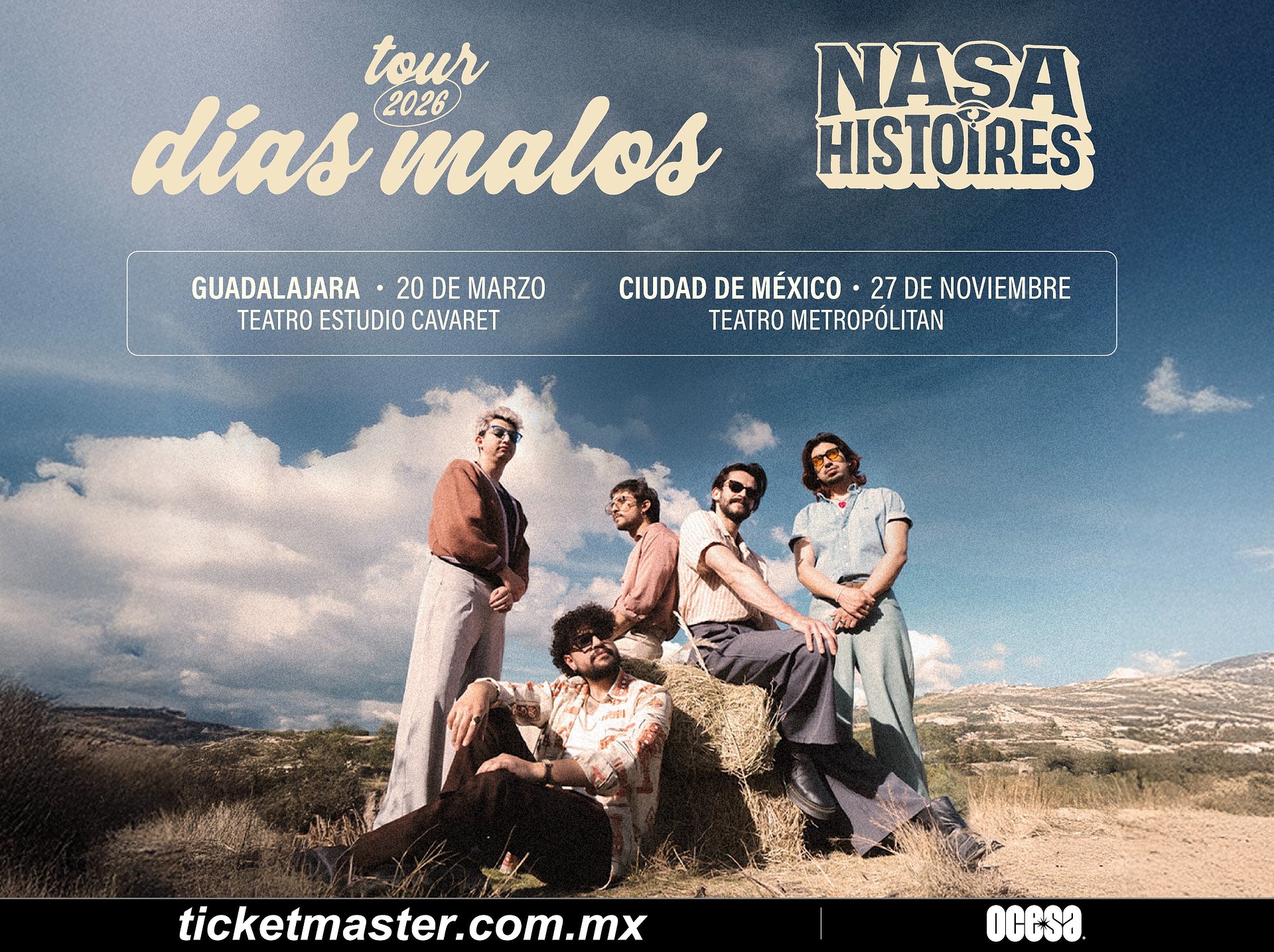 El fenómeno viral de Los Andes, Nasa Histoires, se presentará en Guadalajara y la Ciudad de México