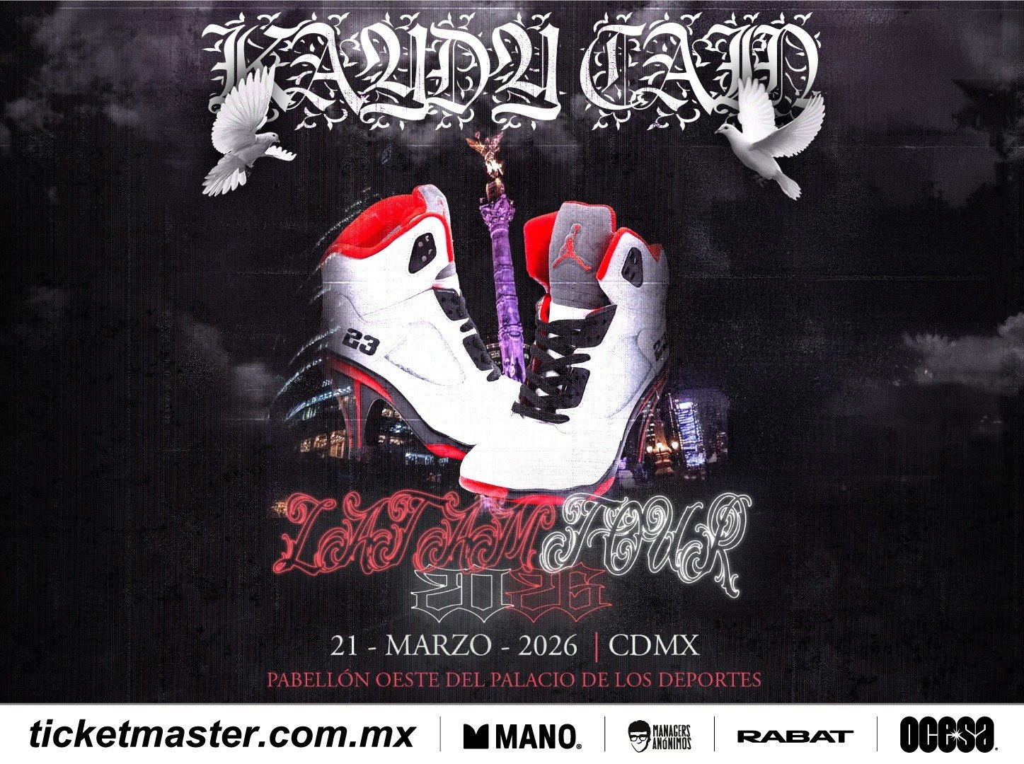 ¡La leyenda! Uno de los artistas más importantes del trap en España se presentará en la CDMX, Kaydy Cain
