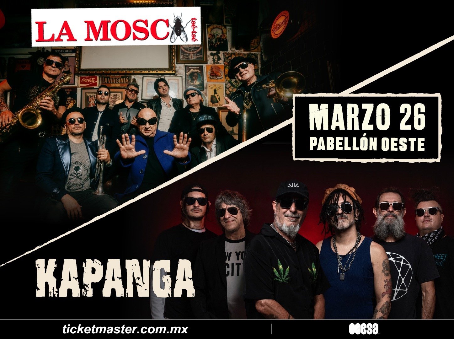 Dos leyendas del ritmo sudamericano, La Mosca y Kapanga, juntas por una noche en la CDMX