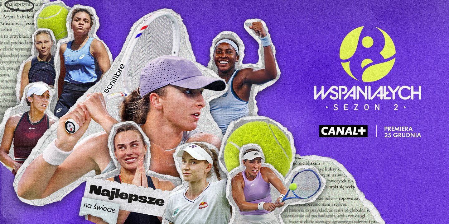 Drugi sezon tenisowego serialu dokumentalnego CANAL+ „8 wspaniałych” – premiera już 25 grudnia!