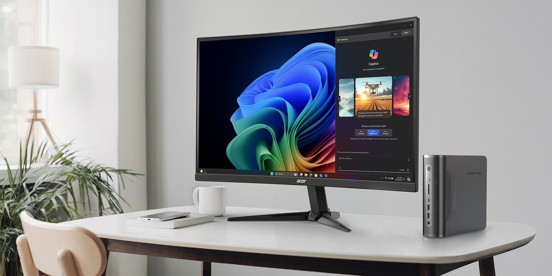 Acer erweitert Veriton Portfolio um die RA100 AI Mini Workstation und neue AiO- und Tower-PCs