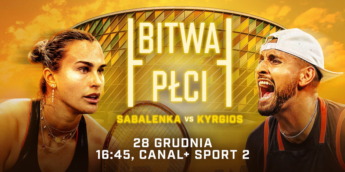 Bitwa Płci: Aryna Sabalenka vs Nick Kyrgios – nowa odsłona kultowego pojedynku na żywo w CANAL+!