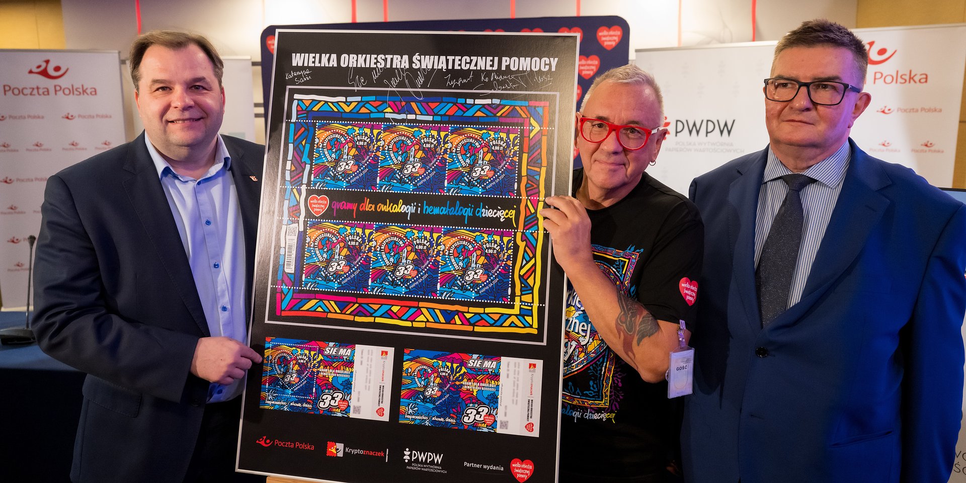 Zaproszenie | Konferencja prasowa - prezentacja znaczka 34. Finału WOŚP