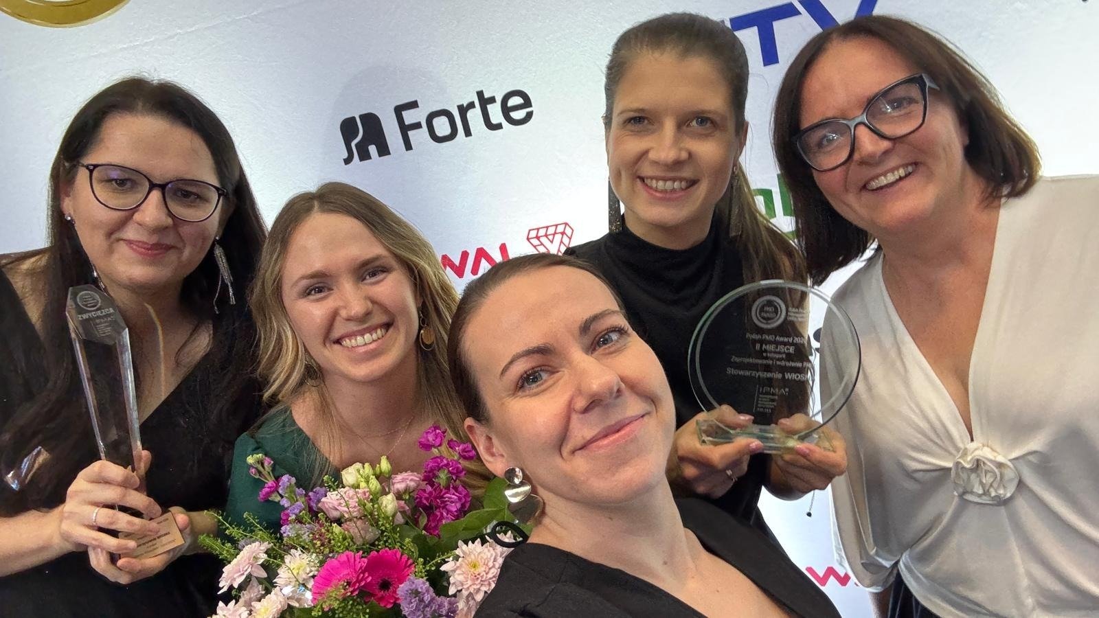 Złoto i Srebro dla Stowarzyszenia WIOSNA w konkursach zarządzania projektami