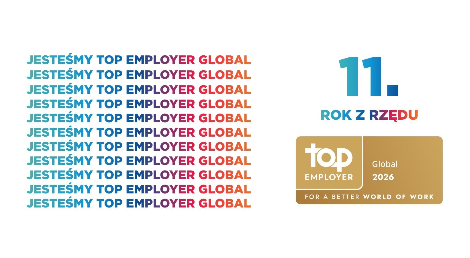 SAINT-GOBAIN Z CERTYFIKATEM „TOP EMPLOYER GLOBAL” 11. ROK Z RZĘDU