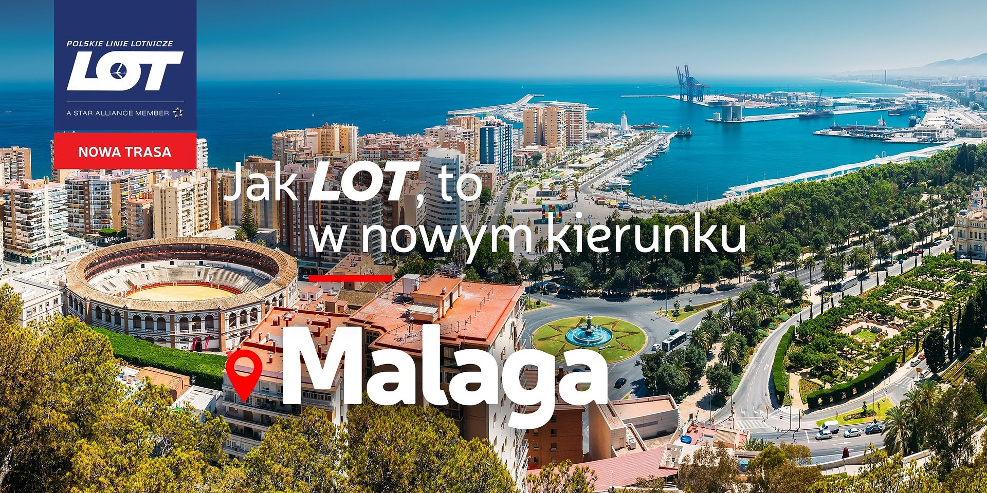 Polskie Linie Lotnicze LOT zainaugurowały połączenie do Malagi – jednego z najbardziej pożądanych, urlopowych kierunków!