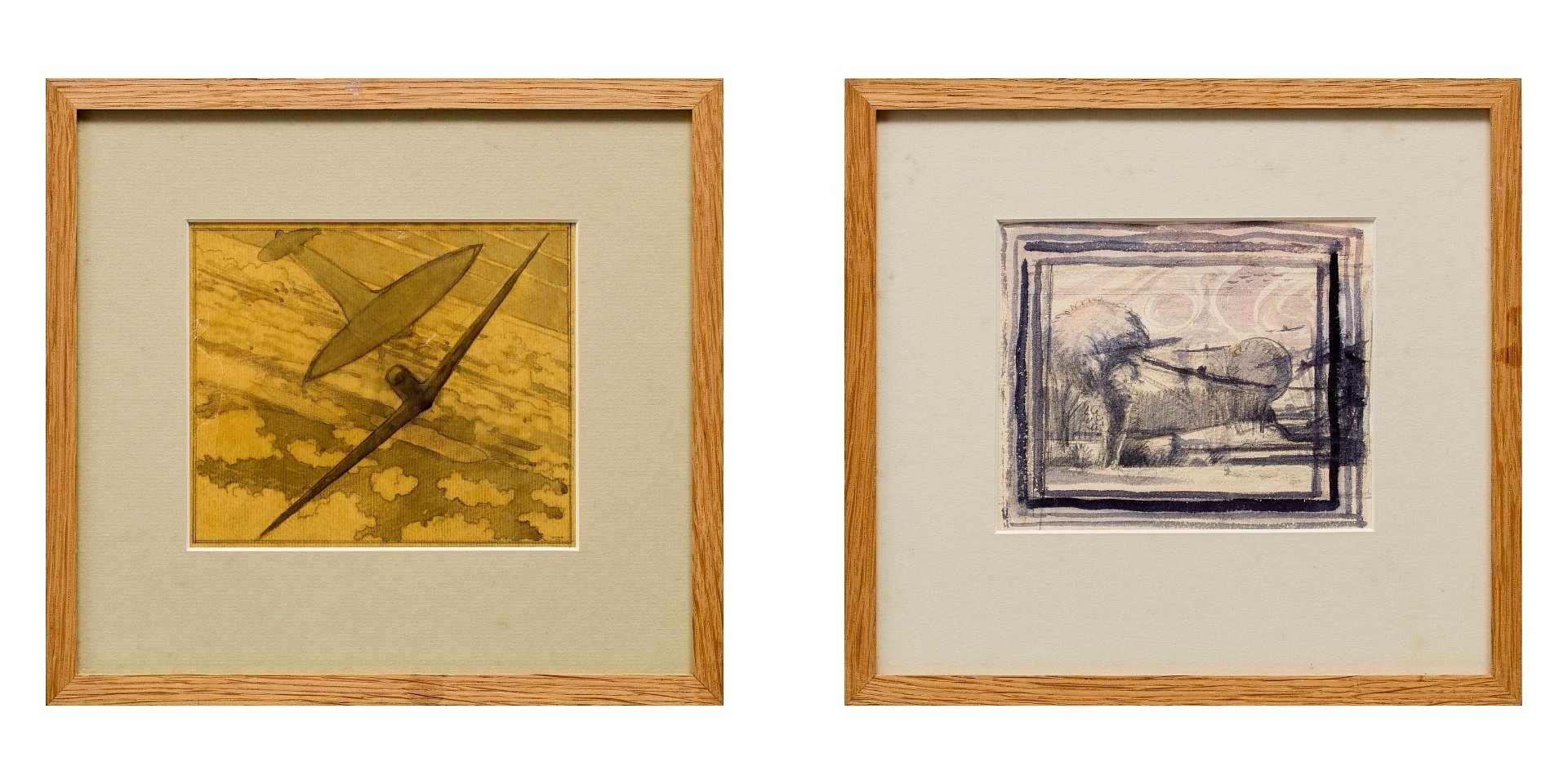 The RAF Museum Acquires Two Works by Official War Artist Sir Thomas Monnington at Auction