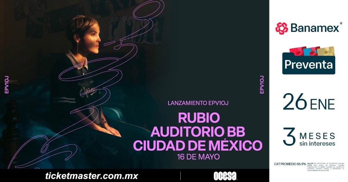 RUBIO, UNA EXPERIENCIA AVANT-POP SIN PRECEDENTES LLEGA AL AUDITORIO BB