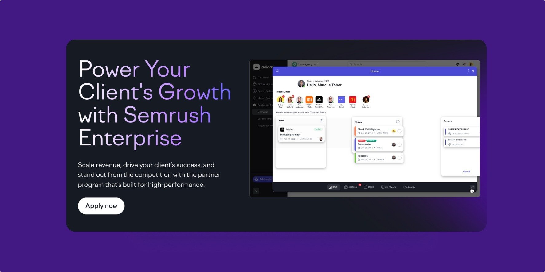 Semrush Launches Enterprise Partner Program to Empower Agencies and Match Customers With Certified Partners